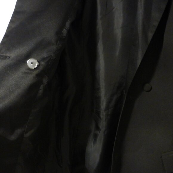 REVAMPED long black blazer with removable chain - Picture 7 of 7